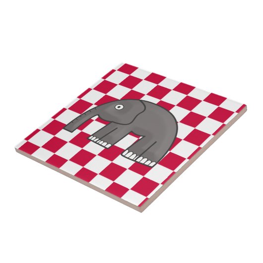 olifant tegeltje (Zijkant)