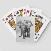 Olifant tekenen speelkaarten (Achterkant)