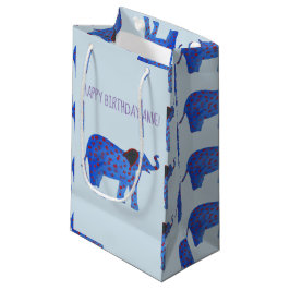 Olifant Tekening Custom Gift Bag Klein Cadeauzakje