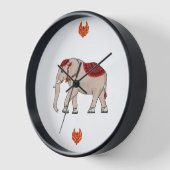 Olifant Thaise stijl voor klok. (Hoek)