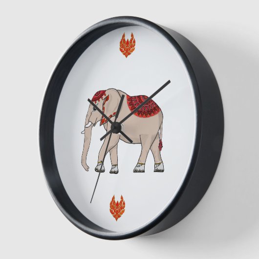 Olifant Thaise stijl voor klok. (Hoek)