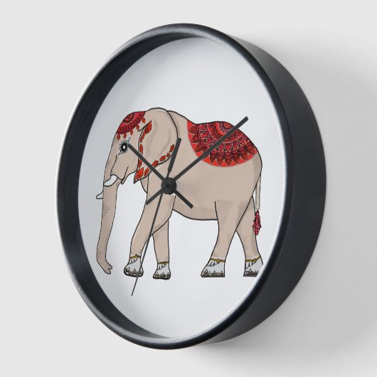 Olifant Thaise stijl voor klok. (Hoek)