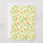 Olifant Thema Baby shower Invitation Kaart (Achterkant)