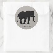 Olifant thema Sticker envelop zegel (Tas)