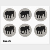 Olifant Thema Sticker Envelope Zegel (Vel)