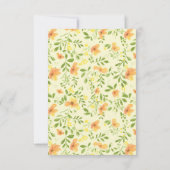 Olifant Theme Baby shower Dank je kaart (Achterkant)