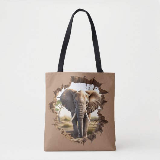 Olifant Tote Bag (Voorkant)