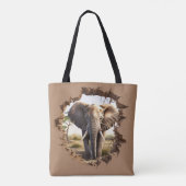 Olifant Tote Bag (Achterkant)