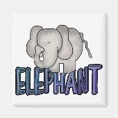 Olifant Tshirts en geschenken Magneet (Voorkant)
