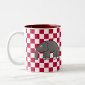 olifant tweekleurige koffiemok (Links)