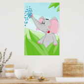 Olifant uit Afrika Poster (Keuken)