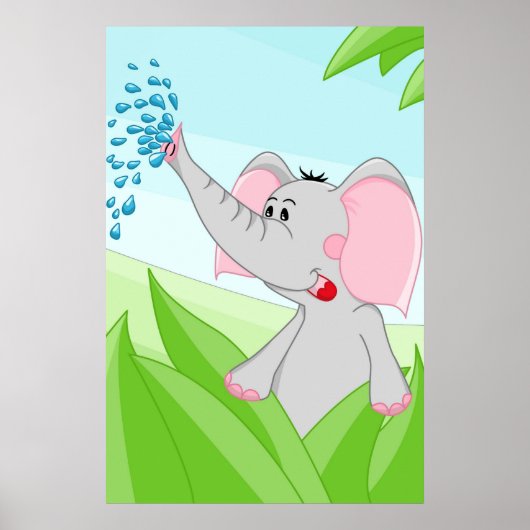 Olifant uit Afrika Poster (Voorkant)