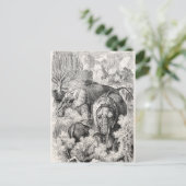  olifant uit de jaren 1800 - Olifanten Briefkaart (Staand voorkant)