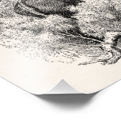  olifant uit de jaren 1800 - Olifanten Foto Afdruk (Hoek)