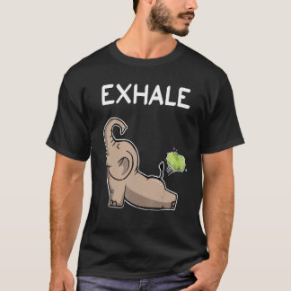 Olifant Uitademen Yoga Olifant T-shirt