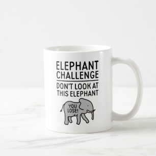 Olifant Uitdaging Koffiemok