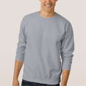 Olifant Upgrade mannen grijze sweatshirt achterkan (Voorkant)