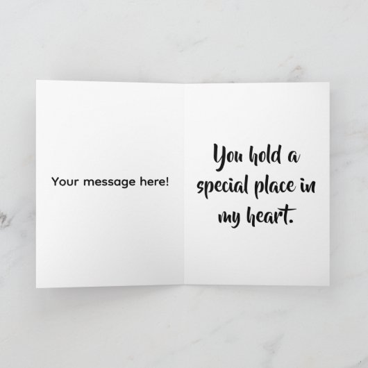 Olifant Valentijnsdag Kaart (Binnen)