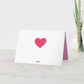 Olifant Valentijnsdag voor mama Kaart (Achterkant)