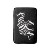 olifant van Zebrastripes Badmat (Voorkant Verticaal)