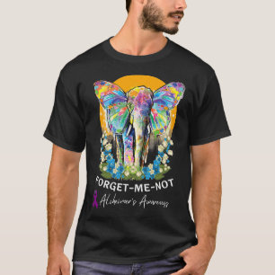 Olifant Vergeet-me-niet Heimer's Awareness T-shirt
