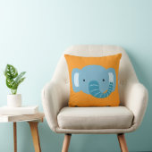 Olifant Verjaardag Kinderen Kunst Kussen (Stoel)