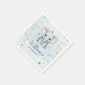 Olifant verjaardagsfeestje servet (Hoek)