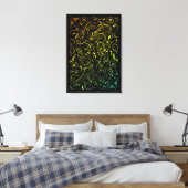  olifant vervaagt de zomer canvas afdruk (Insitu (Slaapkamer))