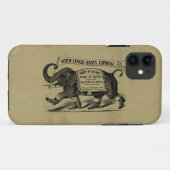  olifant Victoriaans en Case-Mate iPhone Case (Achterkant (horizontaal))