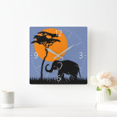 Olifant Vierkante Klok (Huis)