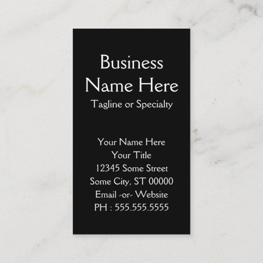  olifant visitekaartje (Achterkant)