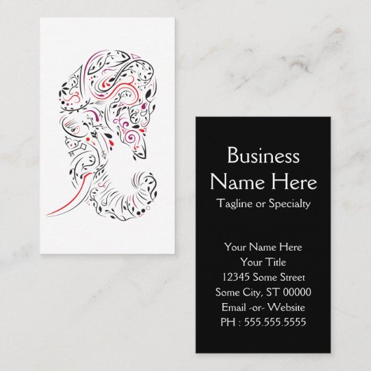 olifant visitekaartje (Voorkant / Achterkant)