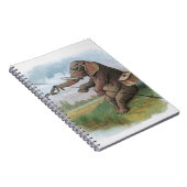 Olifant visser visvangst Illustratie Notitieboek (Rechterzijde)