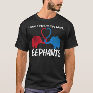 Olifant voor Mannen Vrouwen Wild Park Dier 6 T-shirt