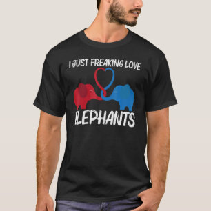 Olifant voor Mannen Vrouwen Wild Park Dier 6 T-shirt