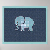 olifant voor muren poster (Voorkant)