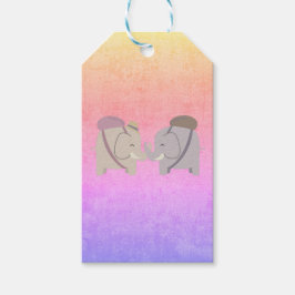 olifant vrienden cadeaulabel