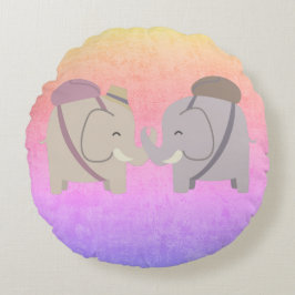 olifant vrienden rond kussen