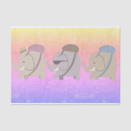 olifant vrienden tissuepapier