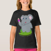 Olifant Waffle ijs T-shirt (Voorkant)