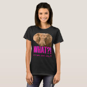 Olifant Wat zei je net? T-shirt (Voorkant volledig)