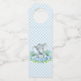 Olifant Water Fles Label Hangers