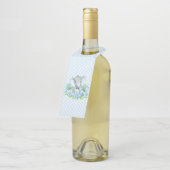 Olifant Water Fles Label Hangers (Schuin)