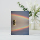 Olifant, Water & Regenboog, Kenia Briefkaart (Staand voorkant)