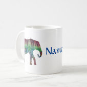Olifant Waterverf Landscape Koffiemok (Voorkant links)