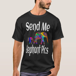 Olifant wild dier stuur me olifant foto's Artis T-shirt