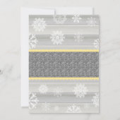 Olifant Winteruitnodiging voor Neutraal Baby showe Kaart (Achterkant)