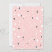 Olifant Wolk Kleine Ster Baby Shower Kaart (Achterkant)