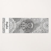 Olifant Yoga Mat met Indiase Mandala Art (Voorkant (horizontaal))