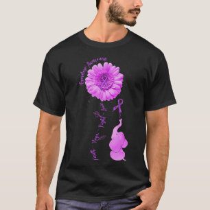 Olifant Zonnebloem Geloof Hoop Vecht Liefde Overdo T-shirt